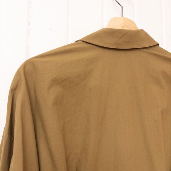 KHAITE The Winnie Dress in Khaki Size Small - Picture 8 of 9